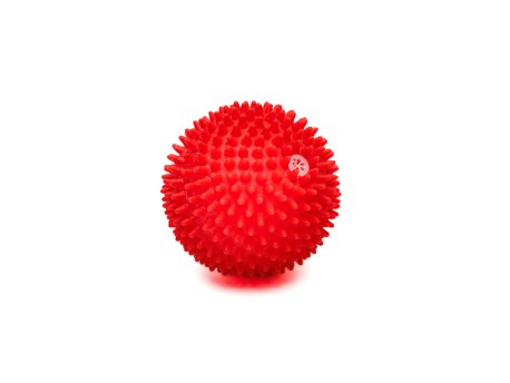 Savacoop Igračka za psa - Gumena lopta bodljikava 7cm crvena