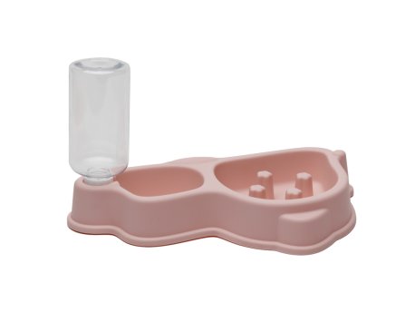 Savacoop Činija Slow sa dispenzerom 33x18x17.4 pink