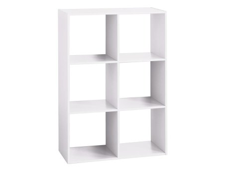 FIVE Stalak sa 6 polica beli - 138909C