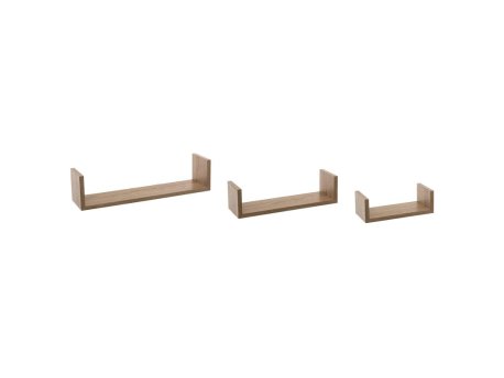 FIVE Zidne police Fixy 3 komada Natural - 138955C