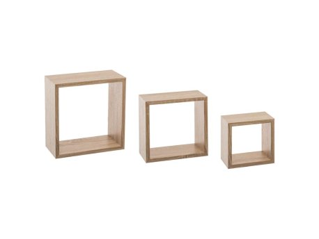 FIVE Zidne police Fixy 3 komada Natural - 138956C
