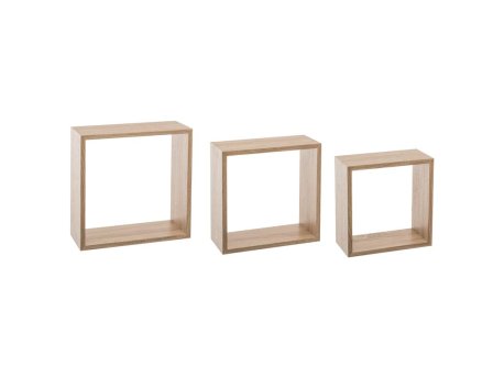FIVE Zidne police Fixy 3 komada Natural - 138957C