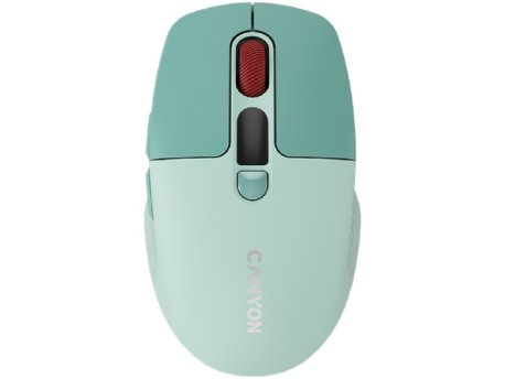 CANYON Miš MW-26 LCD Silent Dual Mode Wireless Green