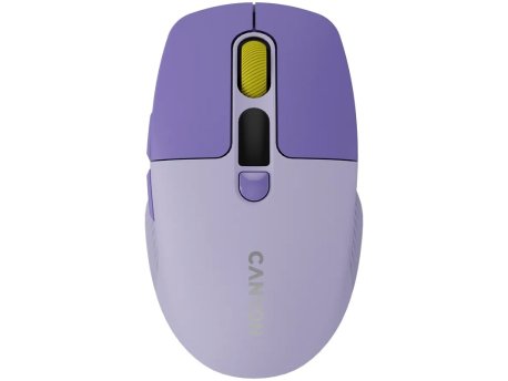 CANYON Miš MW-26 LCD Silent Dual Mode Wireless Violet