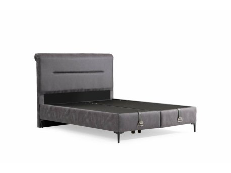 HANAH HOME Bračni krevet Visage 140 x 200 Dark Grey