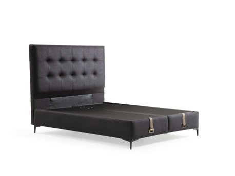 HANAH HOME Bračni krevet Dimple 150 x 200 Black