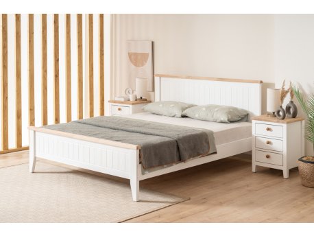 HANAH HOME Bračni krevet Uren Modern Country 120 x 200