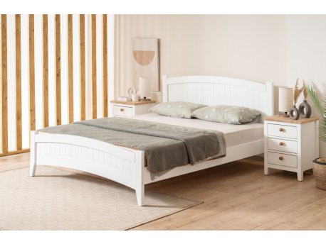 HANAH HOME Bračni krevet Karya Modern Country 120 x 200