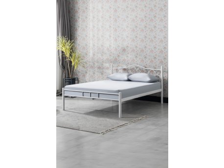 HANAH HOME Bračni krevet K50 White (140 x 190)