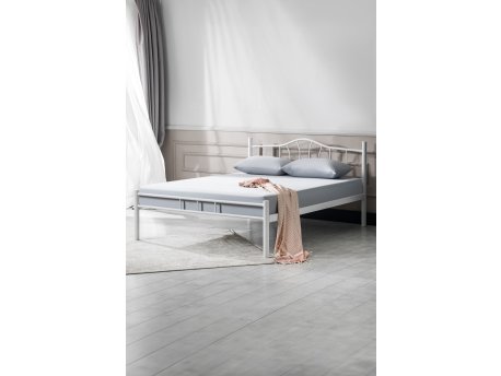 HANAH HOME Bračni krevet K25 White (120 x 200)