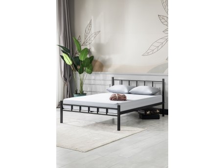 HANAH HOME Bračni krevet K90 Black (120 x 200)