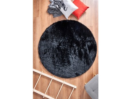 Conceptum Hypnose Okrugli tepih Tavsan Black 100 x 100 (551CST1313)