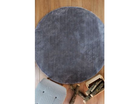 Conceptum Hypnose Okrugli tepih Tavsan Grey 100 x 100 (551CST1307)