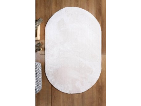 Conceptum Hypnose Okrugli tepih Tavsan White 100 x 100 (551CST1300)