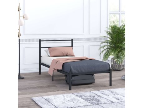 HANAH HOME Krevet Basic Black 90 x 200