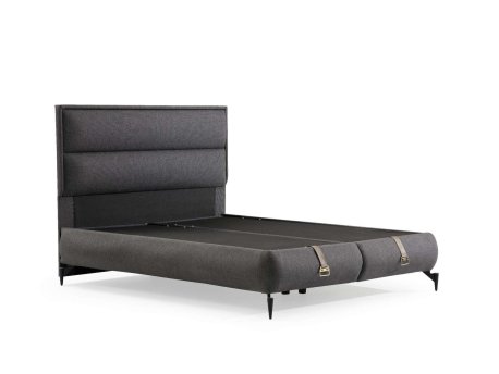 HANAH HOME Krevet Rise 100 x 200 Dark Grey