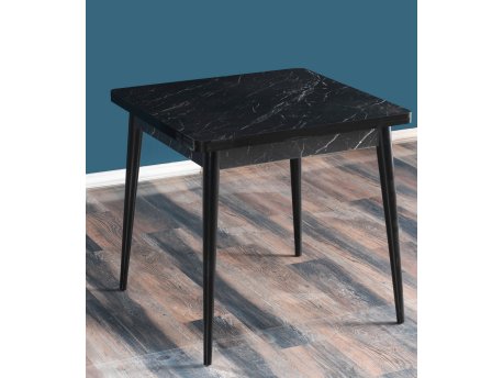 HANAH HOME Trpezarijski sto Flora Bendir Black White
