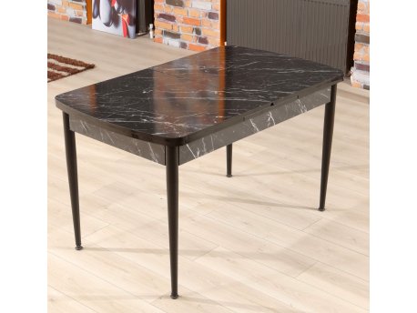HANAH HOME Trpezarijski sto Trend Bendır Black White