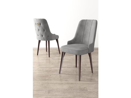 HANAH HOME Set 6 stolica Newa Grey Brown