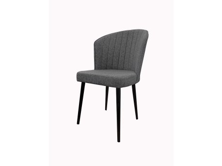 HANAH HOME Set 2 stolice Rubi Grey Black
