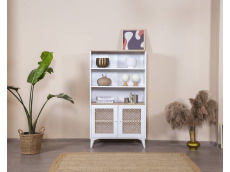 HANAH HOME Polica za knjige Goose White Oak