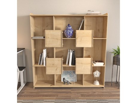 HANAH HOME Polica za knjige Alimo Oak