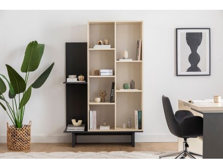 HANAH HOME Polica za knjige Frank