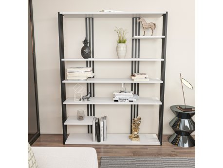 HANAH HOME Polica za knjige Jenny White Black