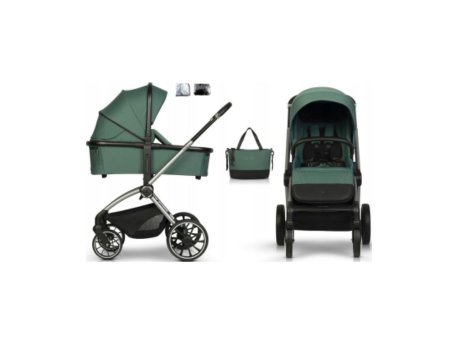 EUROCART EUROCART EASY GO GIRO 2U1 KOLICA ZA BEBE SAGE GREEN