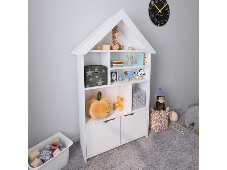 HANAH HOME Polica za knjige Masal White