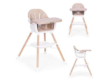 ECO TOYS Hranilica za bebe 2u1 Beige ECOTOYS