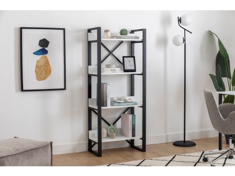 HANAH HOME Polica za knjige Adisa White