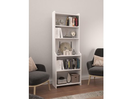 HANAH HOME Polica za knjige Etna White