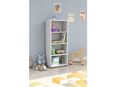 HANAH HOME Polica za knjige Glass White