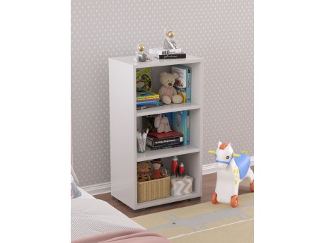 HANAH HOME Polica za knjige Key White