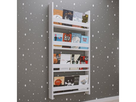 HANAH HOME Polica za knjige Artemis 4 White