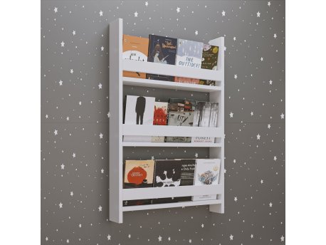 HANAH HOME Polica za knjige Artemis 3 White