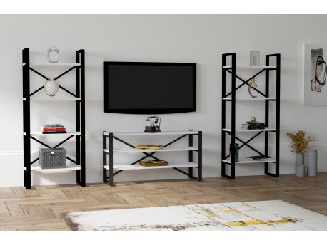 HANAH HOME TV polica Egzotik White