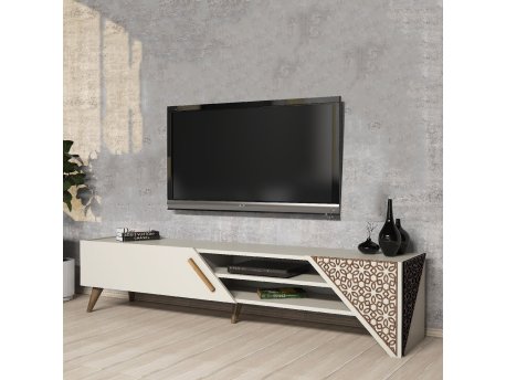 HANAH HOME TV polica Beril 2 Cream