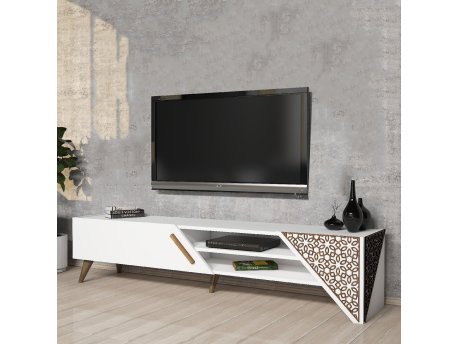 HANAH HOME TV polica Beril 2 White