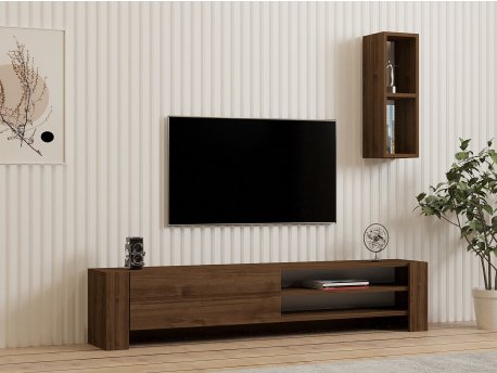 HANAH HOME TV polica Naz Walnut