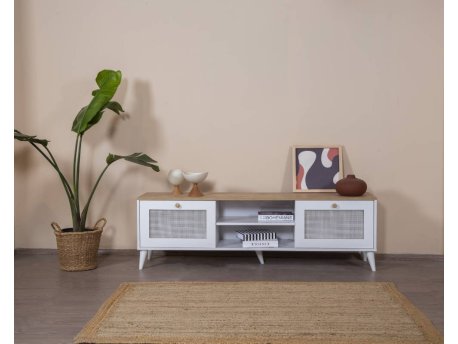 HANAH HOME TV polica Calvin White Oak