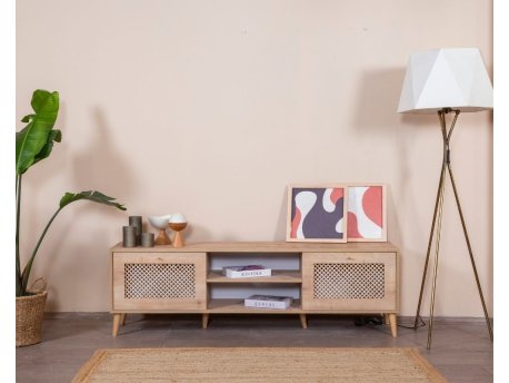 HANAH HOME TV polica Goose Oak