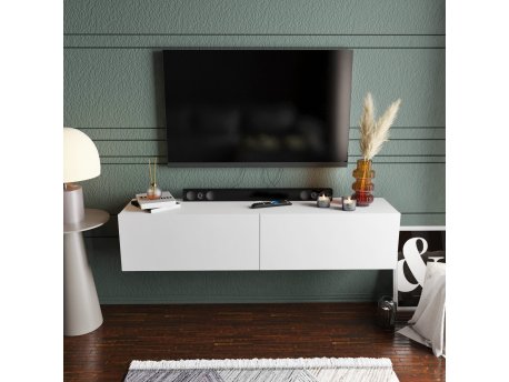 HANAH HOME TV polica Poling White