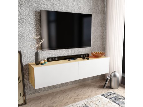 HANAH HOME TV polica Poling White Sapphire
