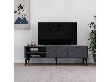 HANAH HOME TV polica Regina Anthracite