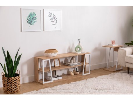 HANAH HOME TV polica Lissa Rafli Tv Stand White