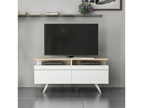HANAH HOME TV polica Berlin 120 White