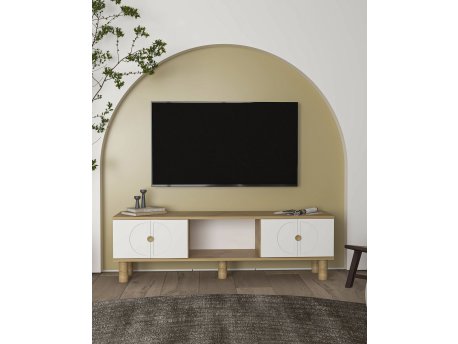 HANAH HOME TV polica Inci Bohem Sapphıre Oak White