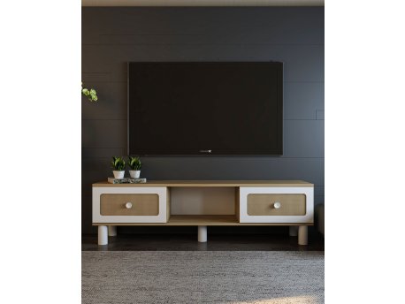 HANAH HOME TV polica Rosalinda Bohem Sapphıre Oak Hazeran